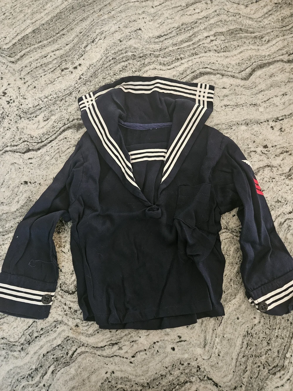 VINTAGE Navy Sailor-Style Kids Outfit